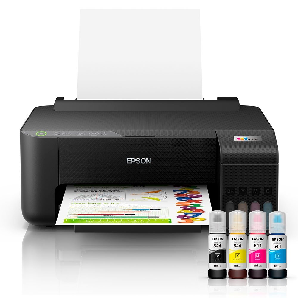 Impressora Epson L1250 Tanque de Tinta, Colorida, Ecotank, Wi-Fi, Preto, Bivolt