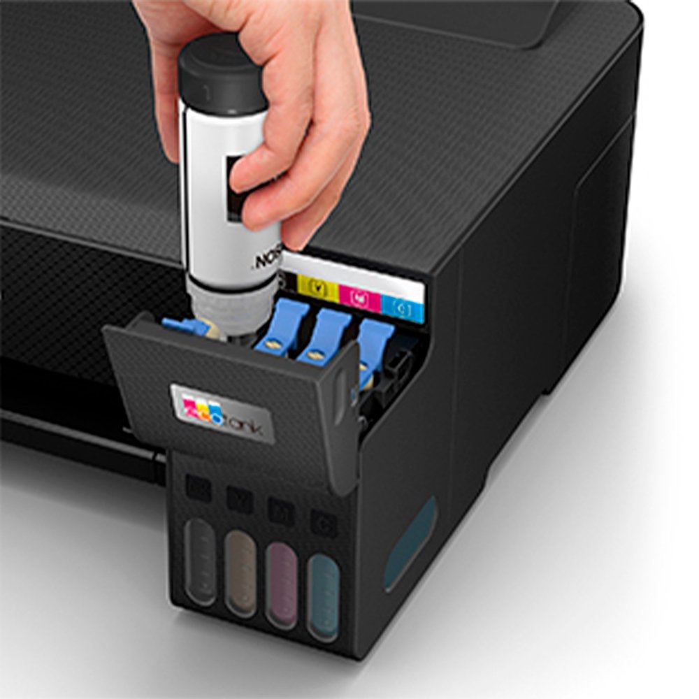 Impressora Epson L1250 Tanque de Tinta, Colorida, Ecotank, Wi-Fi, Preto, Bivolt