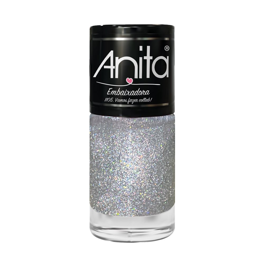 Esmalte Glitter Anita Vamos Fazer Collab!10ml