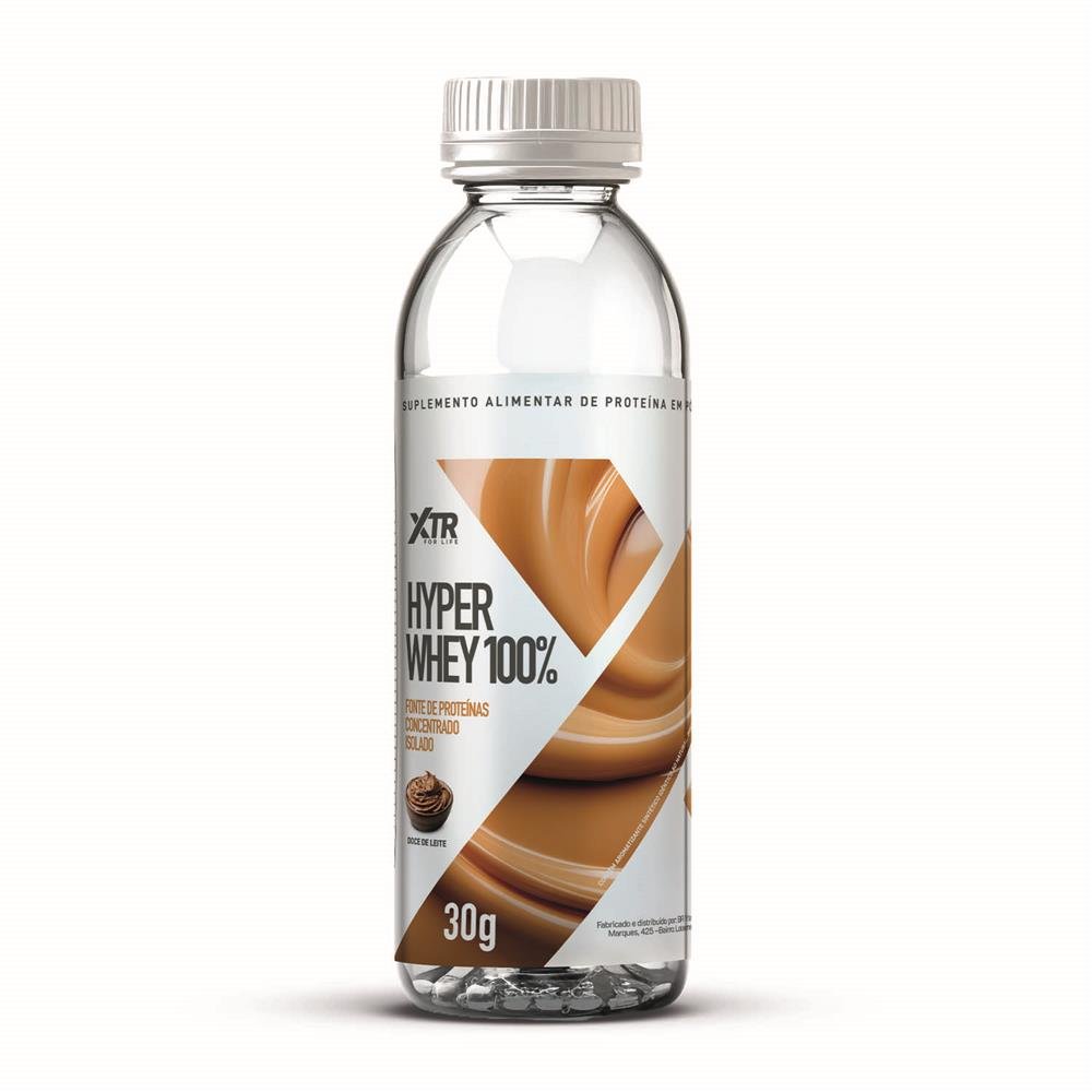Whey Dose Única Hyper Whey 100% Sabor Doce De Leite 30G Xtr Health Research