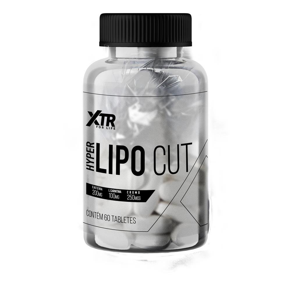 Hyper Lipo Cut 60 Tabletes Potente Redutor De Medidas Termogenico Xtr Health Research