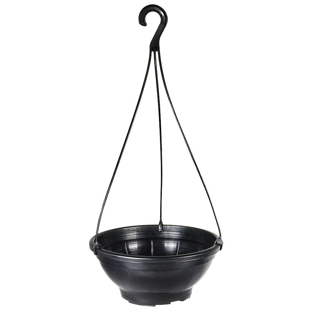Vaso Redondo Para Pendurar 23 Preto Brasami