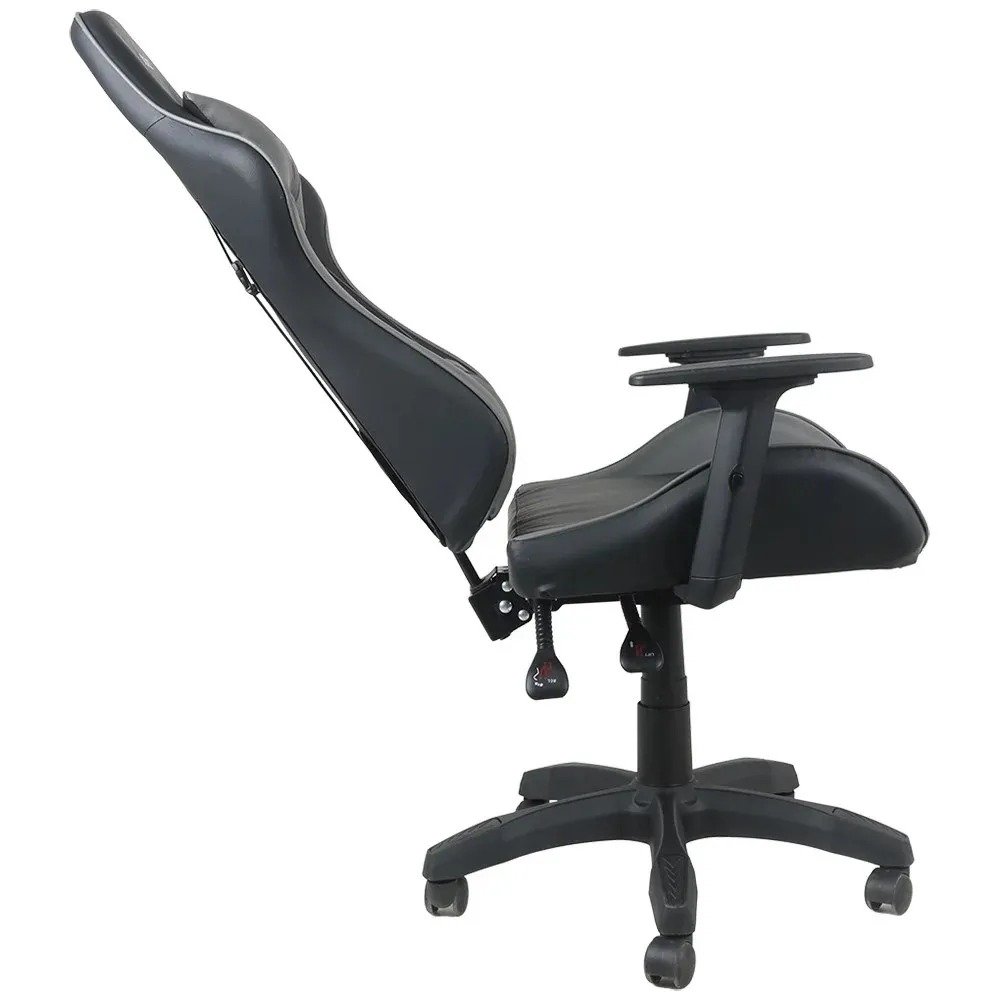 Cadeira Gamer Elite Pro, Preto e Cinza, Dazz
