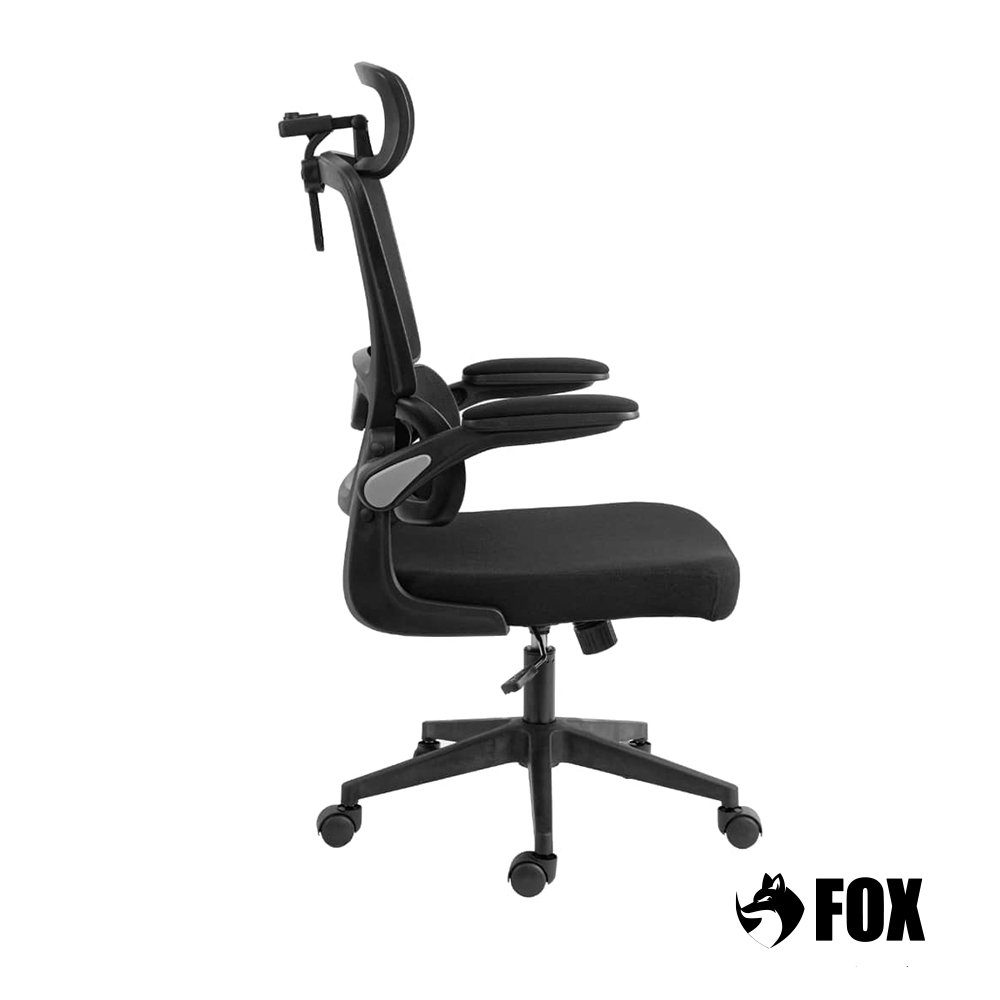Cadeira Presidente Escritorio Giratoria Fox Office Preta Z411