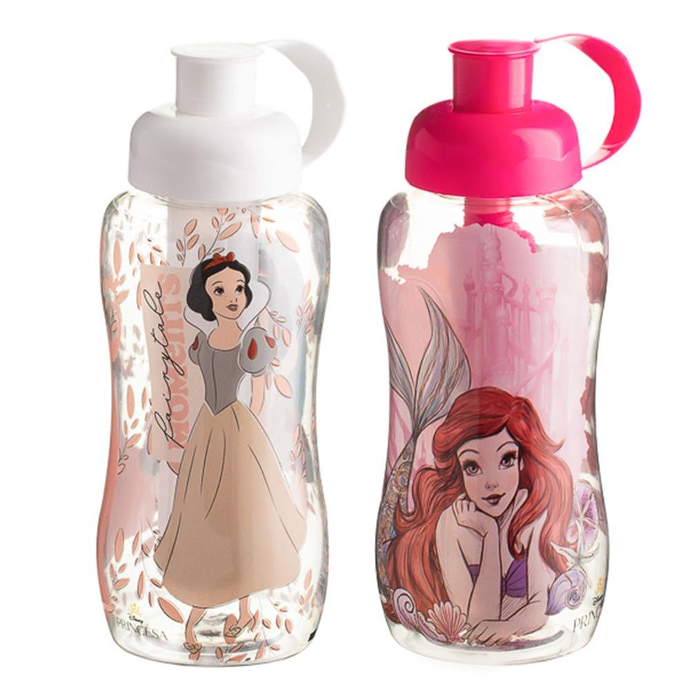 Garrafa Squeeze Pet Sl Princesas S/Tubo De Gelo 550Ml Plasduran 470888