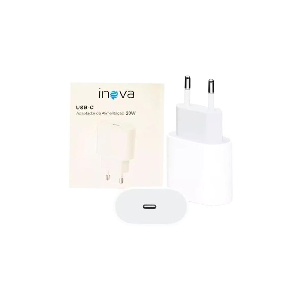 Fonte Carregador Inova Tipo C 20W Ref Car-0094