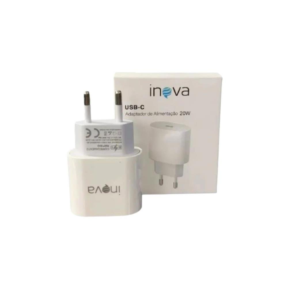 Fonte Carregador Inova Tipo C 20W Ref Car-0094