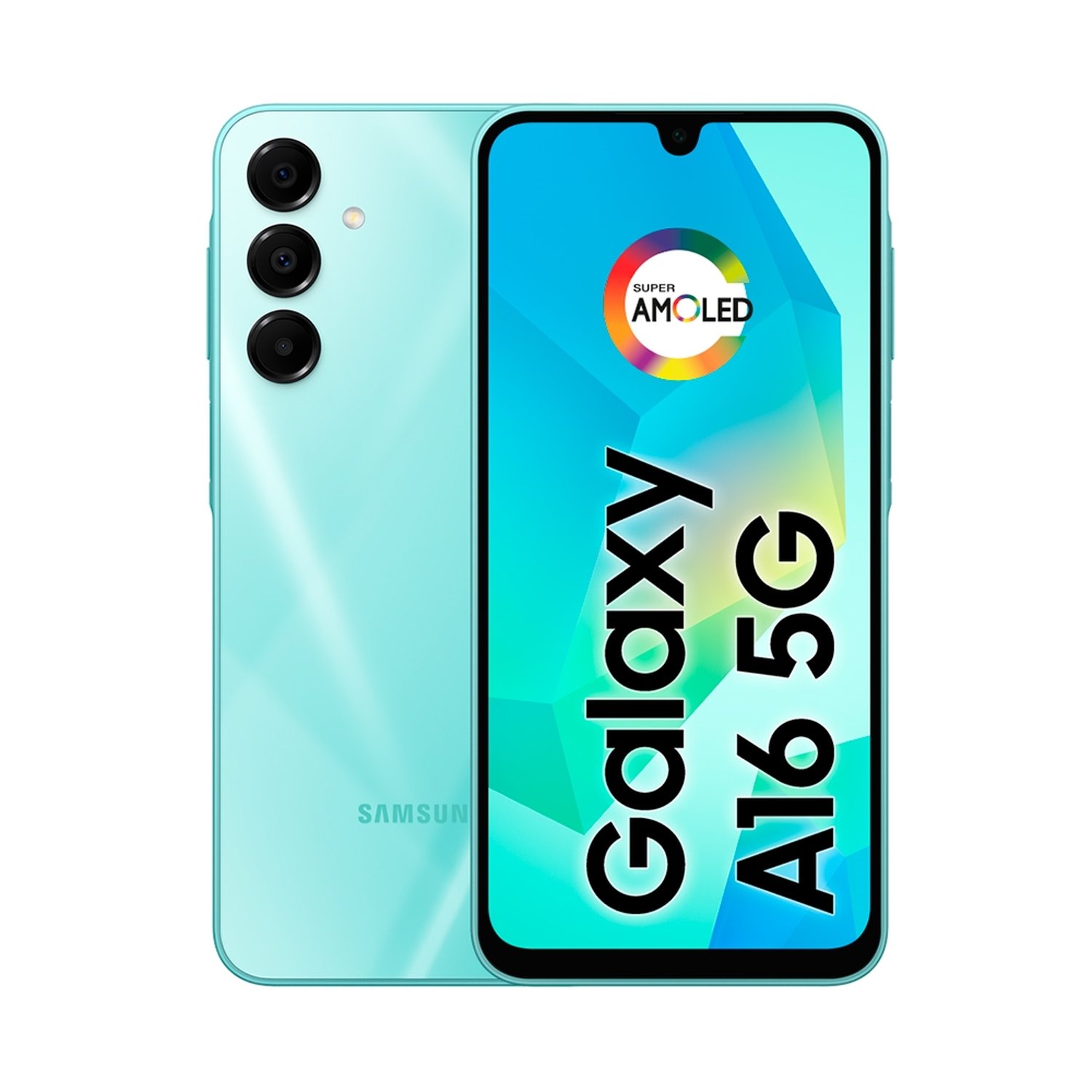 Smartphone Samsung Galaxy A16 A166M Verde Claro - Tela 6.7", 5G+Wi-Fi+NFC, Câm. Tripla Traseira - Android 14, 4GB RAM, 128GB