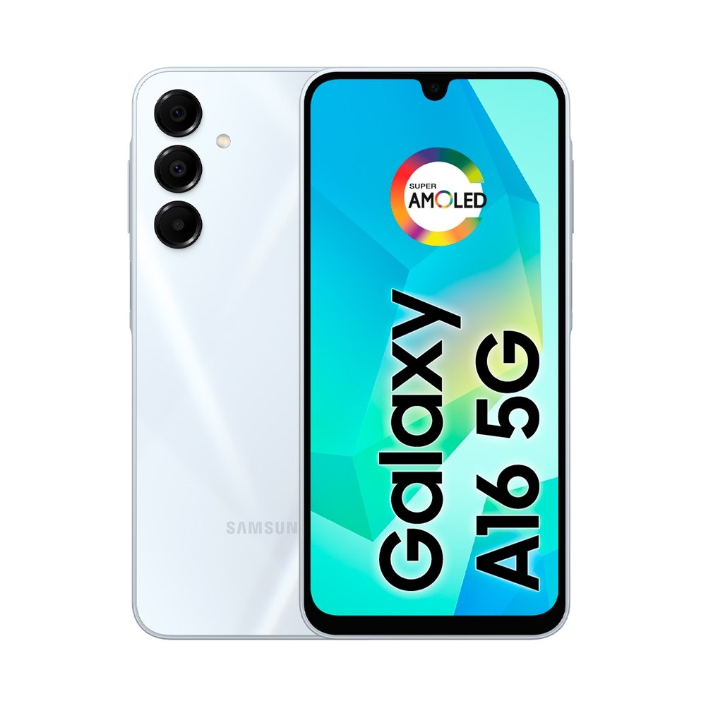 Smartphone Samsung Galaxy A16 A166M Cinza - Tela 6.7", 5G+Wi-Fi+NFC, Câm. Tripla Traseira - Android 14, 4GB RAM, 128GB