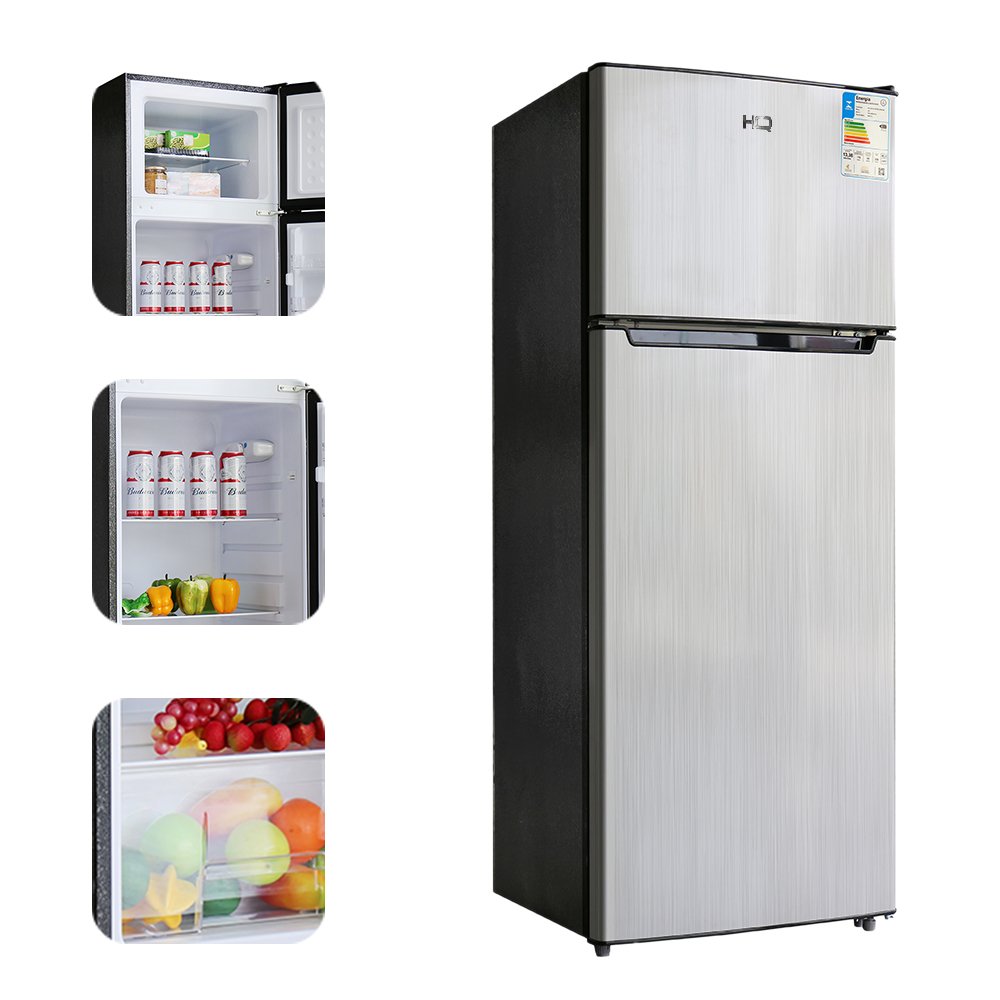 Geladeira Refrigerador HQ Defrost 230 Litros Cinza HQ-230RDF 220V