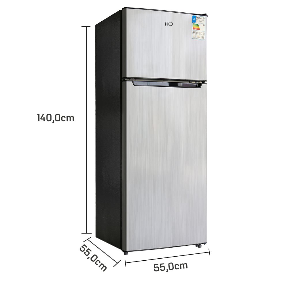 Geladeira Refrigerador HQ Defrost 230 Litros Cinza HQ-230RDF 220V