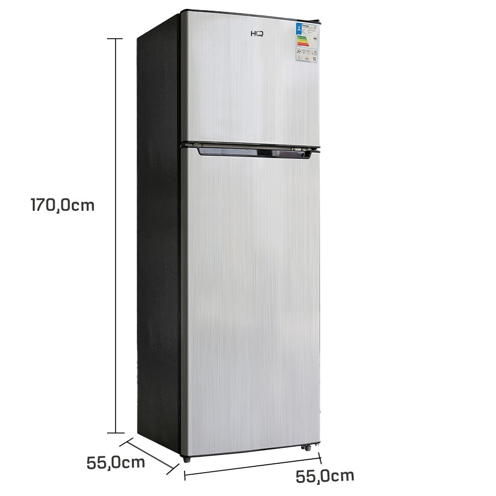 Geladeira Refrigerador HQ Defrost 290 Litros Cinza HQ-290RDF 220V