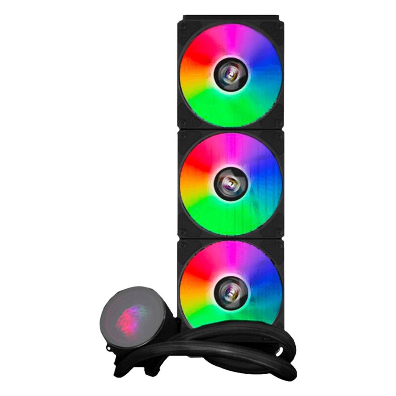 Water Cooler 360Mm Argb Preto ? Compatível Intel E Amd, Led Multicolorido