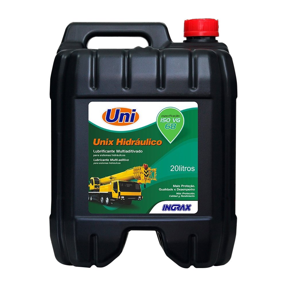Óleo Lubrificante Unix para Equipamentos de Sistemas Hidráulico VG68 20L