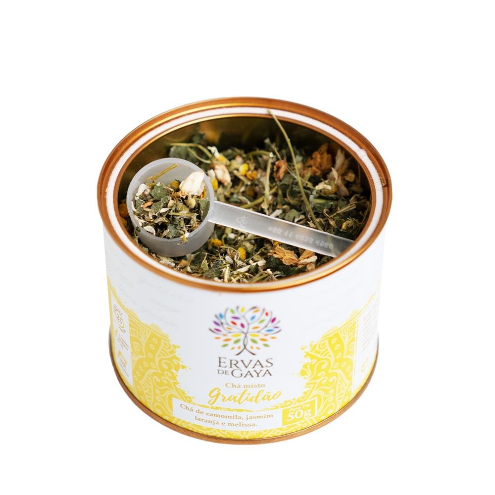 Chá Energético Gratidão - Lata 50g