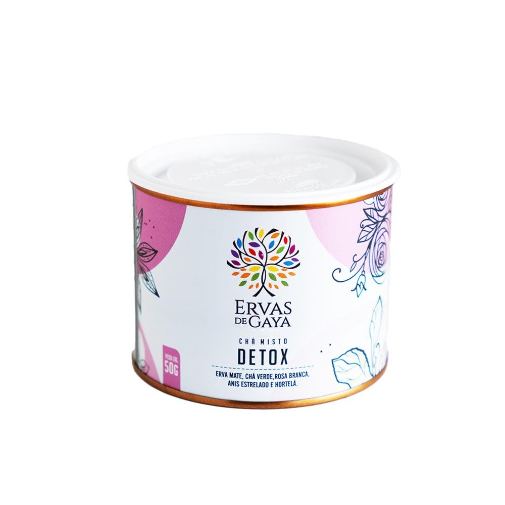 Chá Saúde E Bem Estar - Detox - Lata 50g