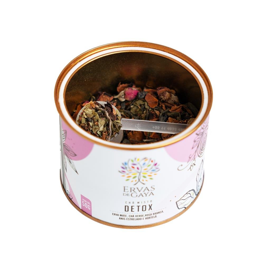 Chá Saúde E Bem Estar - Detox - Lata 50g