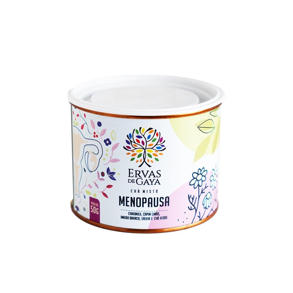 Chá Saúde E Bem Estar - Menopausa - Lata 50g