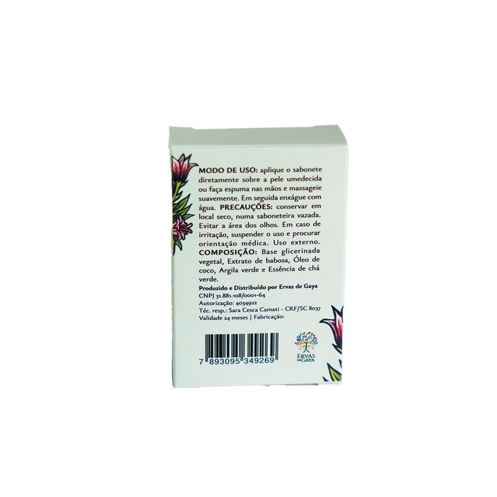 Sabonete Vegetal ¿ Argila Verde - Babosa E Óleo De Coco - 100g