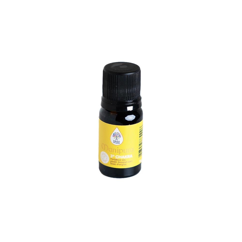 Óleo Essencial de Laranja - Terceiro Chakra - Plexo Solar (Manipura) - Vidro Amarelo - 10ml