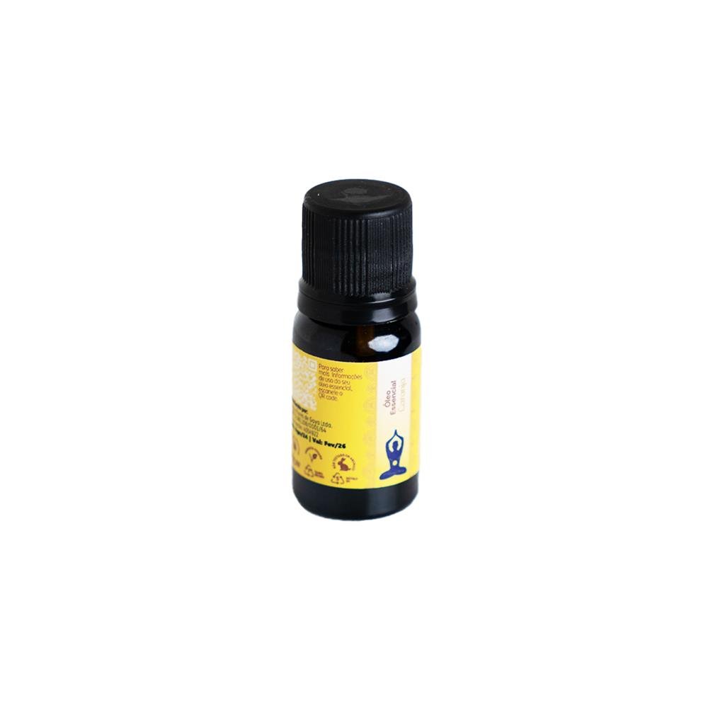 Óleo Essencial de Laranja - Terceiro Chakra - Plexo Solar (Manipura) - Vidro Amarelo - 10ml