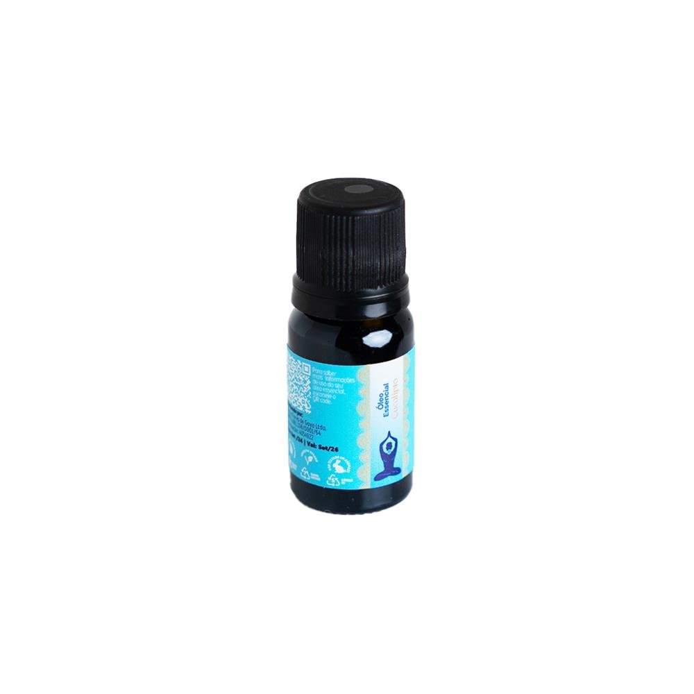 Óleo Essencial De Eucalipto - Quinto Chakra - Laríngeo (Vishuddha) - Vidro Azul Claro - 10ml