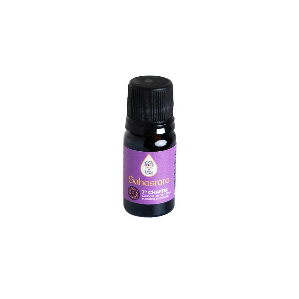 Óleo Essencial De Palmarosa - Sétimo Chakra - Coronário (Sahasrara) - Vidro Roxo - 10ml