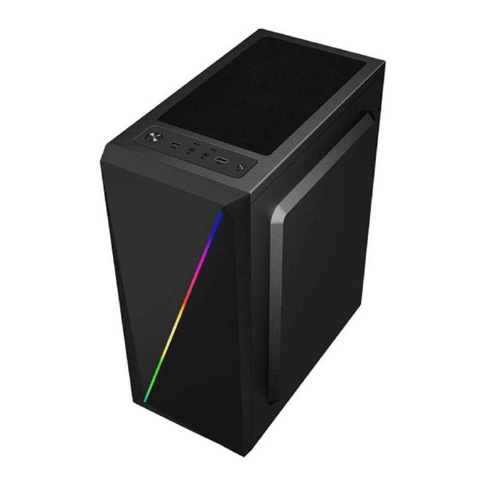 Gabinete Gamer Yaiba1 05Aa Painel Fita Led Rgb S/Fan Kmex