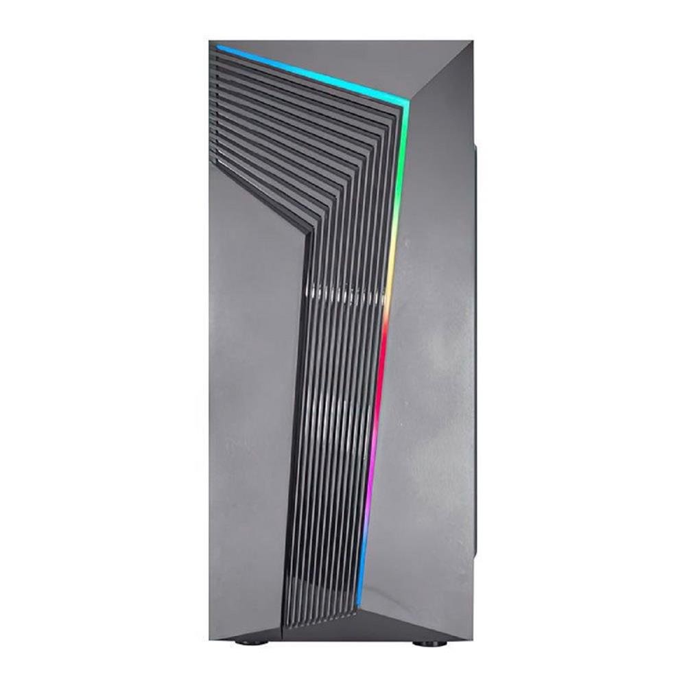 Gabinete Gamer Yaiba4 10Aa Painel Frontal Fita Led Rgb S/Fan v