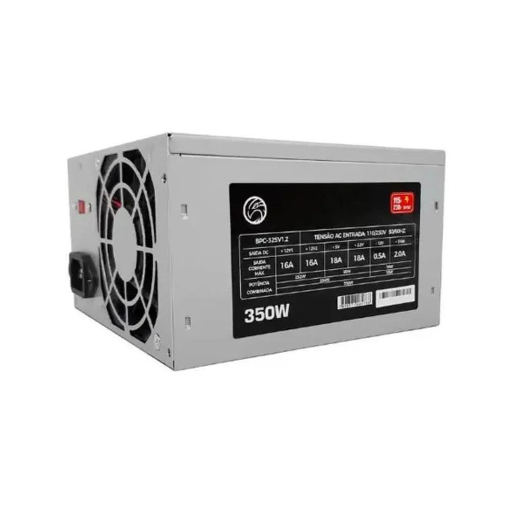 Fonte Atx 350W Brazilpc Bpc-325-B Smt V1 24 Pinos Oem