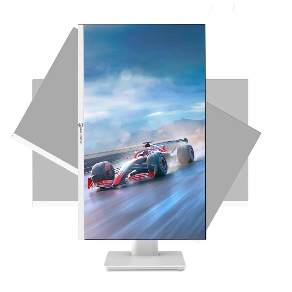 Monitor 23,8 LED Full HD Goldentec 120Hz HDMI e VGA Branco