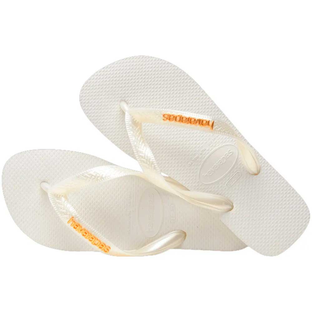 Havaianas Top Logo Metallic 0001 Branco 39/40 com 12 Pares