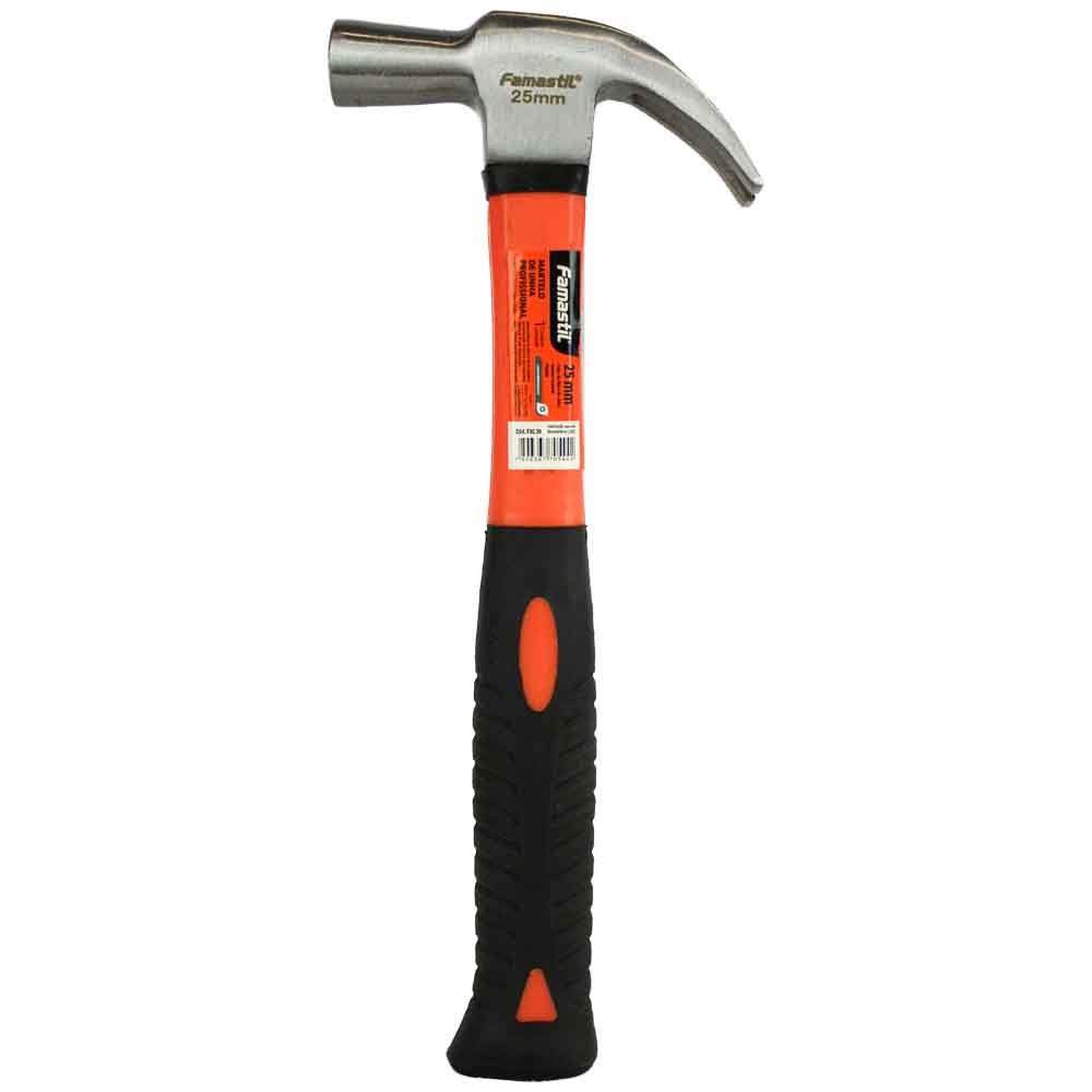 Martelo Unha Polido Com Fibra de Vidro 25mm Famastil