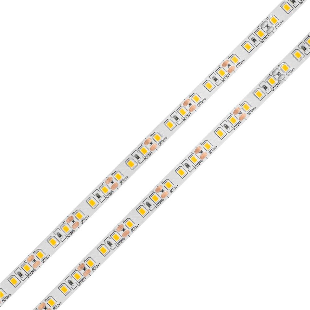 Fita Led 12 Volts Smd 3000K 12 Watts Com120 Leds 5 Metros Lumanti