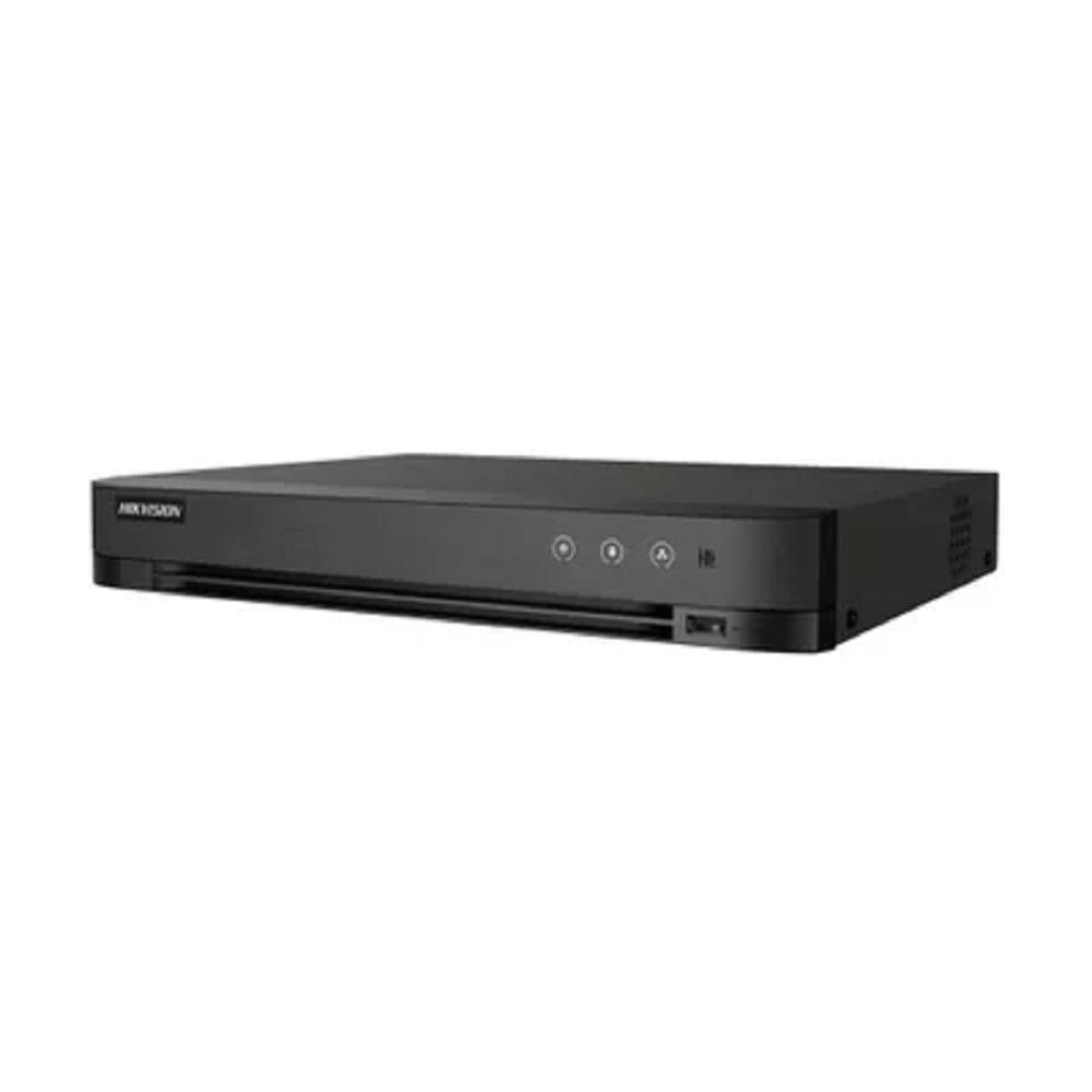 DVR Hikvision Gravador Ids-7208hqhi-m1/xt, 8 Canais, Inteligência AcuSense, 1080p, 1u, H.265, Preto