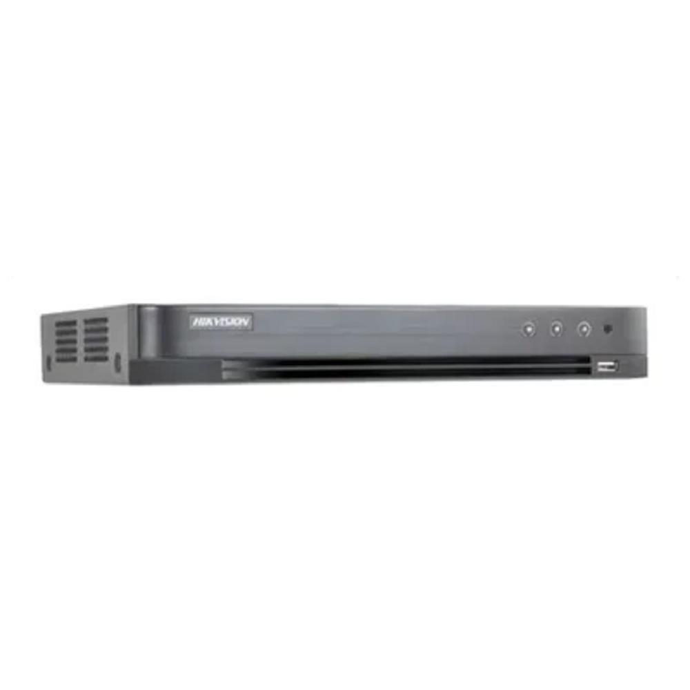 DVR Hikvision Gravador Ids-7208hqhi-m1/xt, 8 Canais, Inteligência AcuSense, 1080p, 1u, H.265, Preto