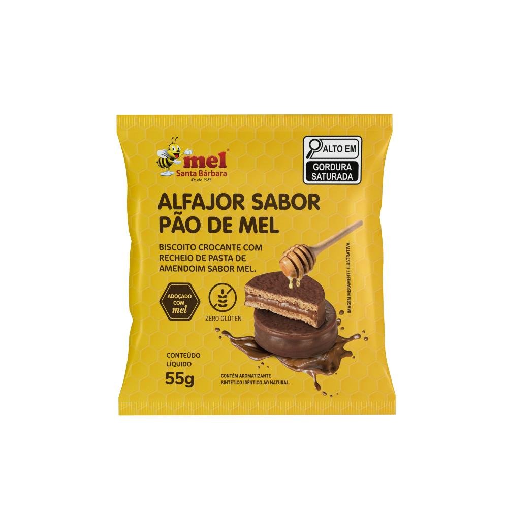 Alfajor fit sabor pão de mel 55g