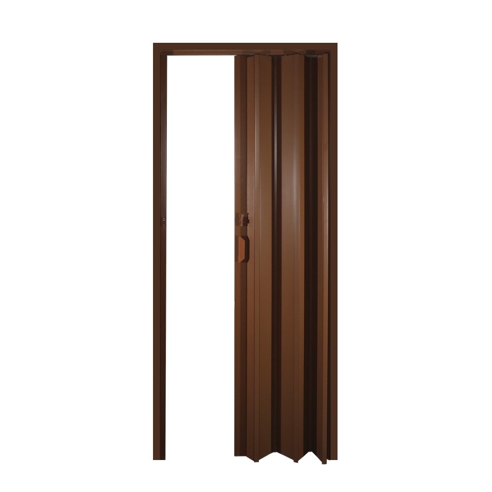 Porta Sanfonada PVC Multilit 0,84m x 2,10m Mogno