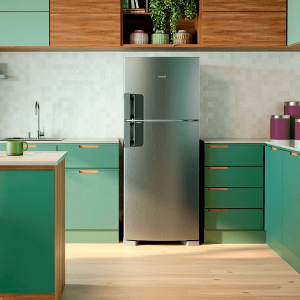 Geladeira/Refrigerador Consul 410 Litros CRM50LK - Frost Free, 2 Portas, Inox, 110V