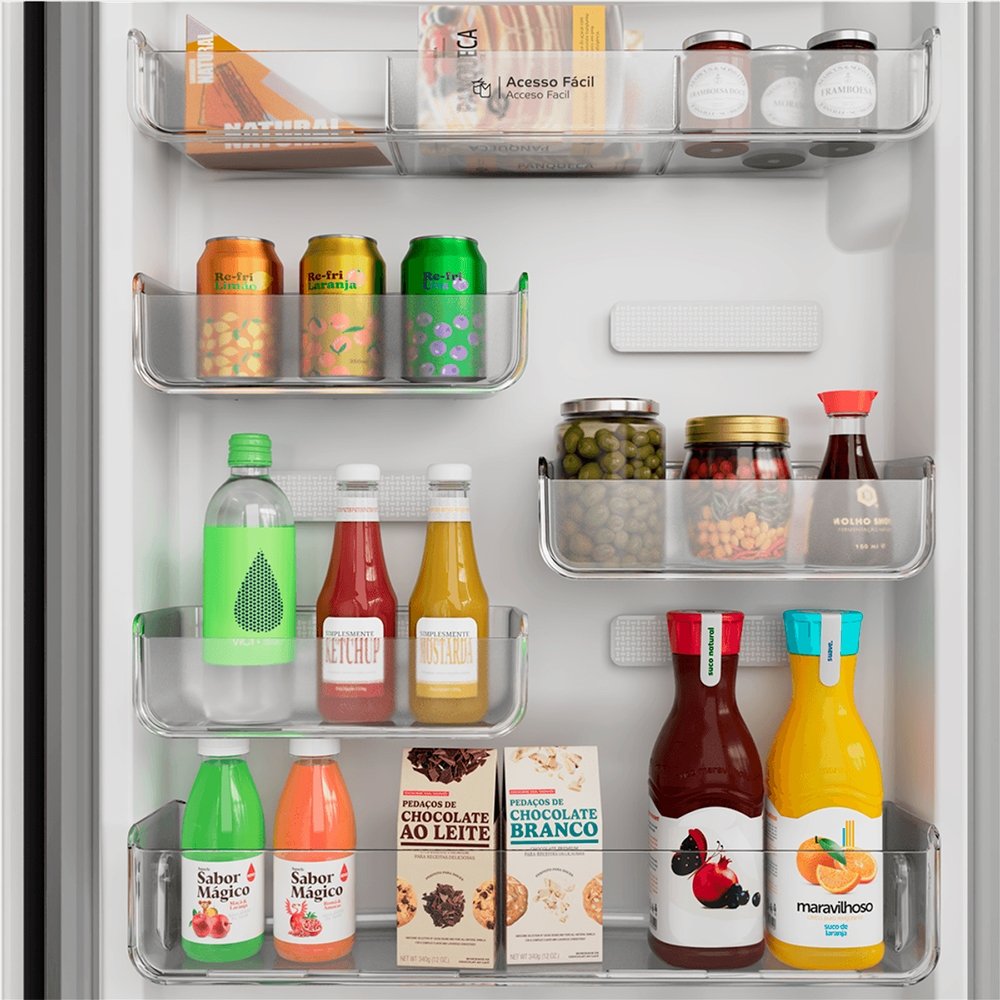 Geladeira/Refrigerador Consul 451 Litros CRM53FK - Frost Free, 2 Portas, Inox, 220V