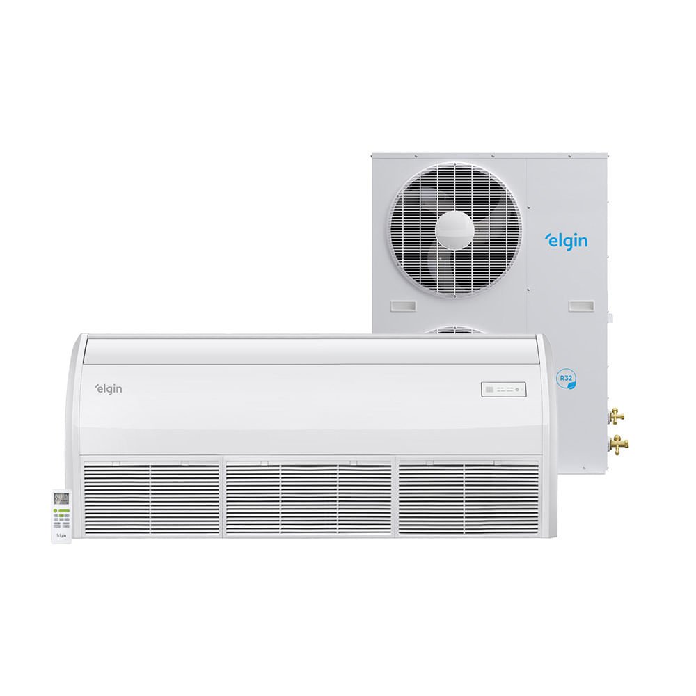 Ar Condicionado Split Piso Teto Elgin Eco 80000 BTU/h Frio Trifásico 45PEFE80C3CA ¿ 220 Volts