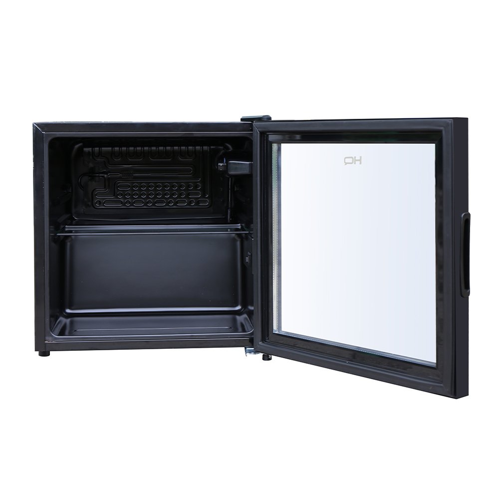 Frigobar Expositor Vertical HQ Vidro Duplo 50 Litros Preto HQ-50FBPV 127V