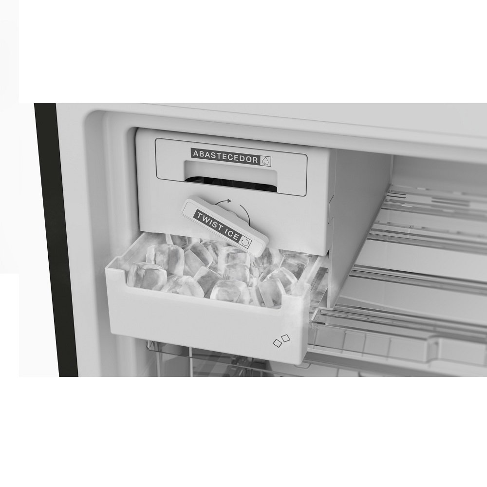 Geladeira Brastemp 447 Litros Frost Free Inverse Com Smart Flow E Fresh Box Black Inox Bre57fe - 220V