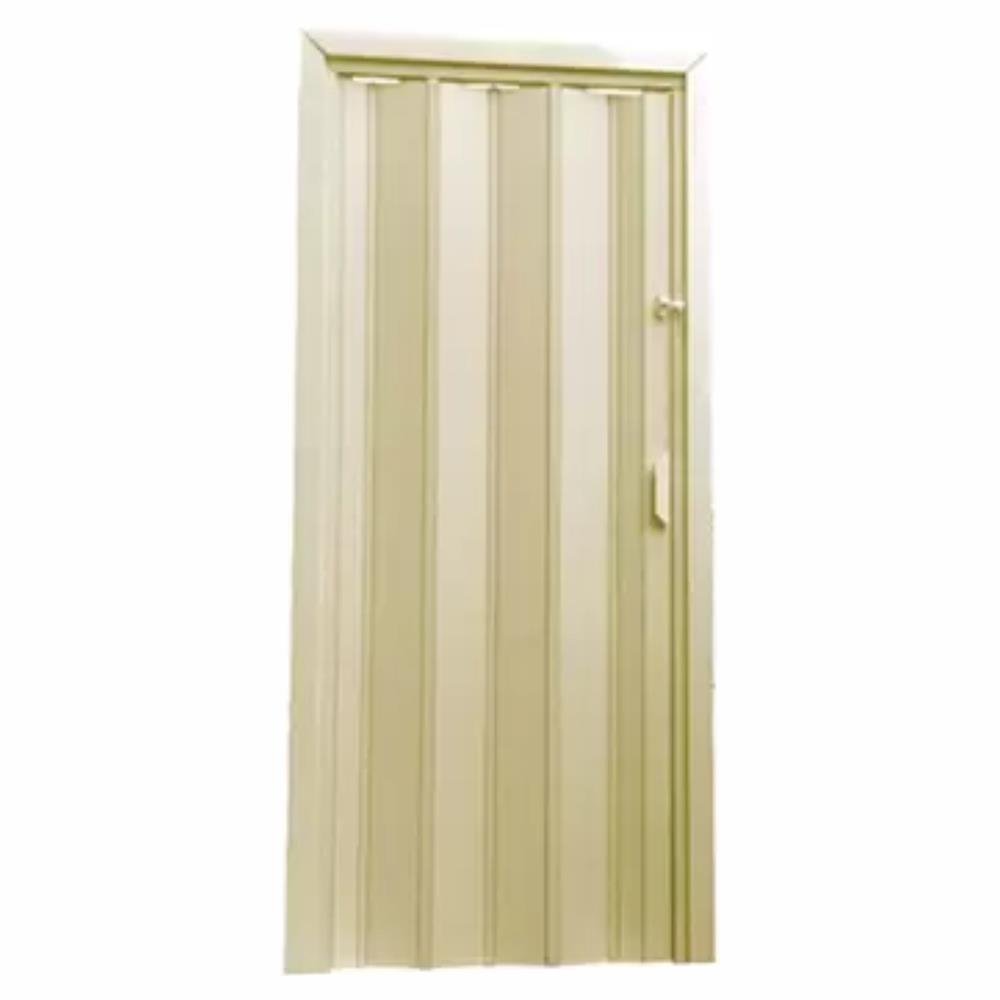 Porta Sanfonada Pvc 60X2.10 Bege Plasflex