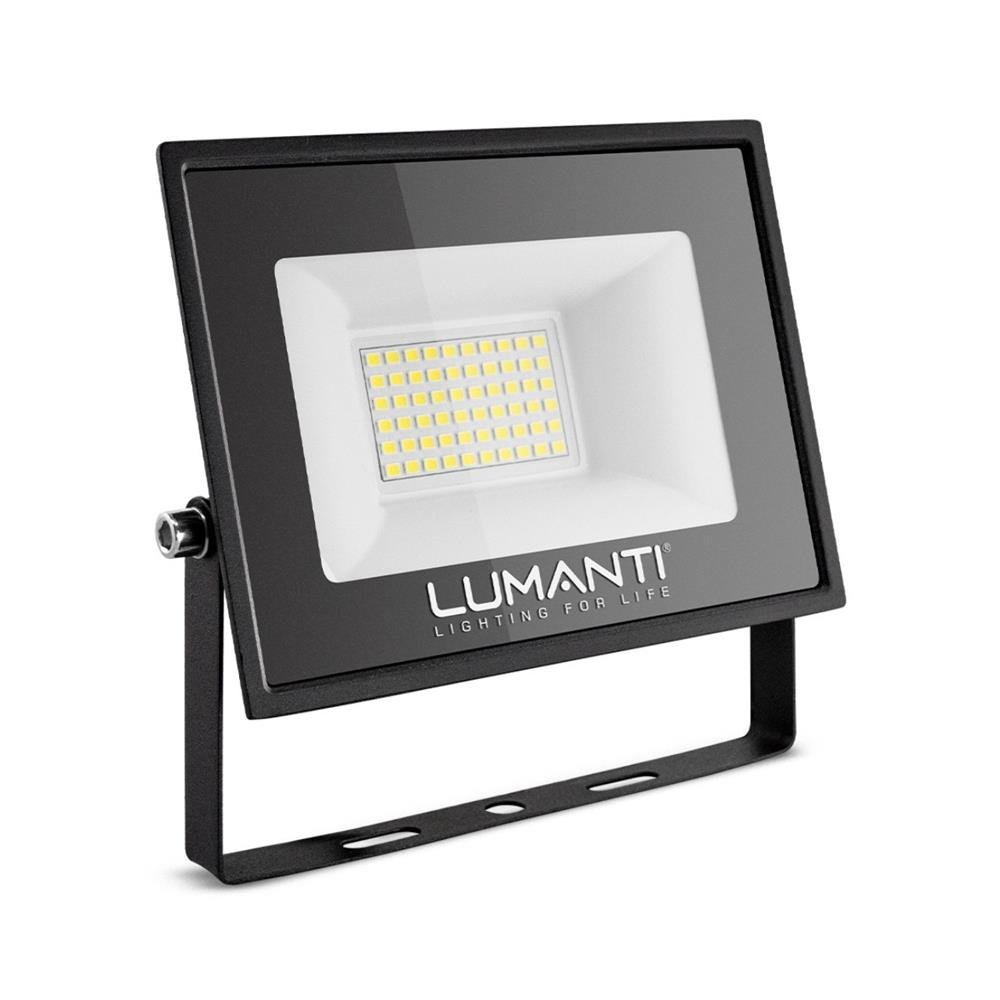 Refletor Led 100W Bivolt 5500K Preto Start Lumanti