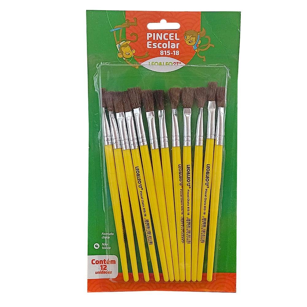 Pincel Chato Esc Leo E Leo C/12 815-18 4268