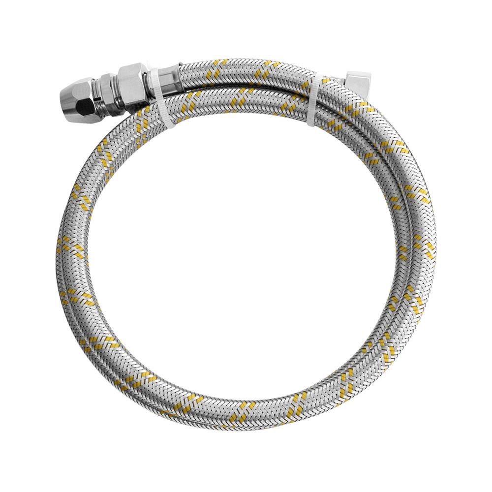 Kit Instalacao Gas Com Flexivel 1/2 (F) X Espigao 3/8 1,20m