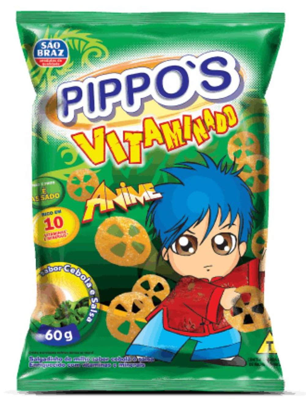 Pippos Anime Cebola e Salsa 40x60g