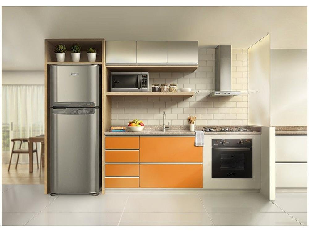 Geladeira/Refrigerador Continental By Electrolux 127V Frost Free 472L TC56S Inox