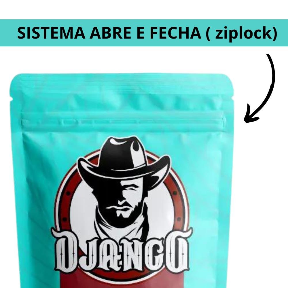 Erva Mate Tereré Django Sabor Menta Saco ZipLock 500g